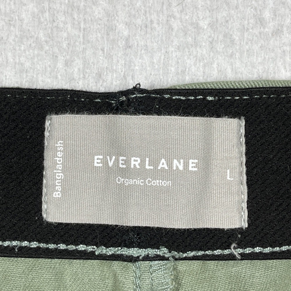 Everlane Pull On Pants Mens Large Olive Green Organic Easy Pant Stretch Tapered - Picture 3 of 9